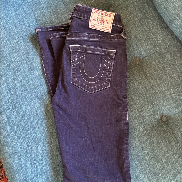 True Religion Becca Dark Wash 26 Waist 31 Inseam - Picture 3 of 7